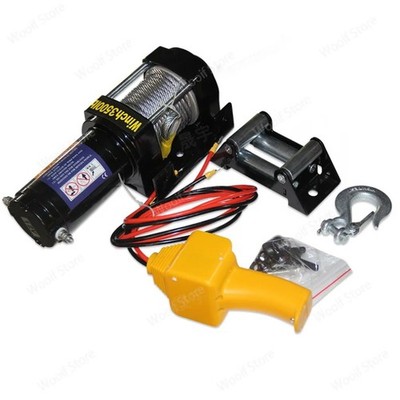 Car Electric Winch Off-road Extrication Lifting Winch 24V Off-road Self-rescue