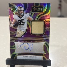 2024 Panini Select - Rookie Signature Memorabilia Dallin Holker #RSM-DHR /49