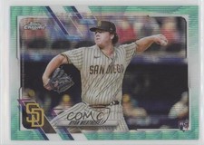 2021 Topps Chrome Aqua Wave Refractor 14/199 Ryan Weathers #97 0lc5
