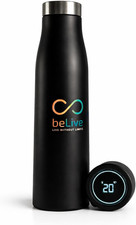 Smart Water Bottle, Black, Digital Hydration Tracking, Live without Limits Colle