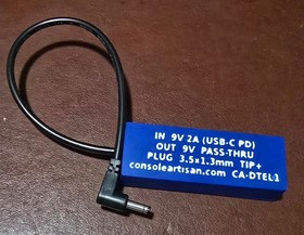 USB-C PD 9V Power Adapter Lite for NEC TurboExpress & PC Engine GT