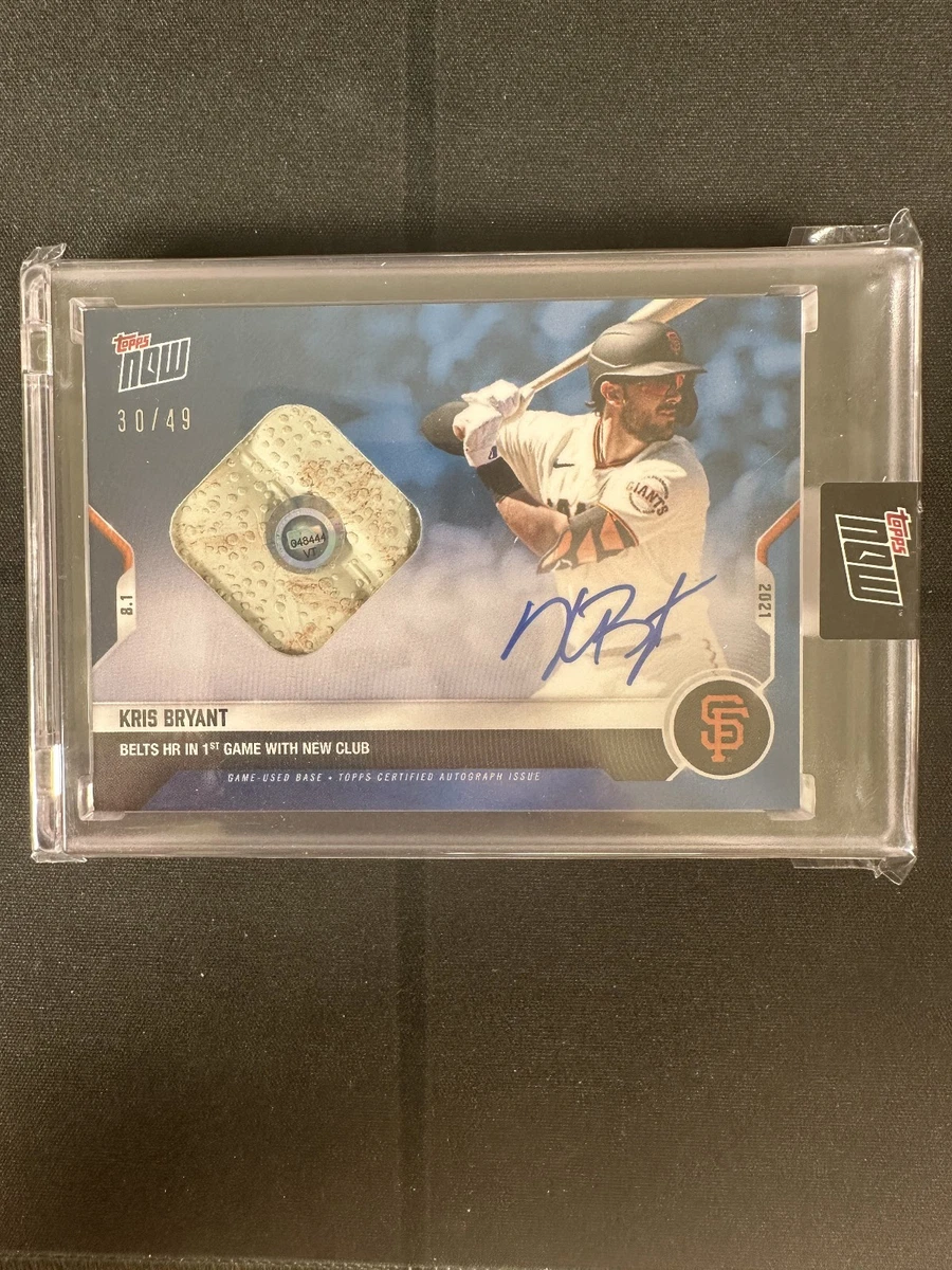 Kris Bryant Autographed Baseball Sports Trading Cards