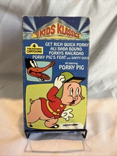 Porky Pig Kids Klassics 4 animated cartoons VHS