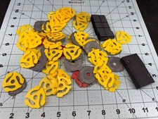 Large Lot of 45 rpm Adapters Metal  Plastic  2 Spindle Stack Adapters