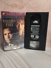 Courage Under Fire VHS Denzel Washington Meg Ryan Matt Damon Tested Working