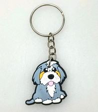 Cute Puppy Dog Keychain Cartoon Dog Key Ring Animal Charm Keychain