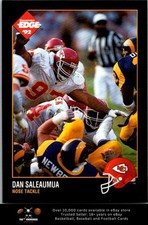 1992 Collectors Edge Football 73 Dan Saleaumua 1992 Collectors Edge Football 73 Dan Saleaumua
