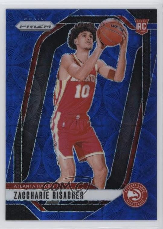2024-25 Panini Prizm Choice Blue Prizm 23/49 Zaccharie Risacher #265 1o2