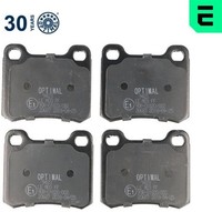 Optimal BP-09423 Bremsbelagsatz FüR Scheibenbremse Bremsbelagsatz