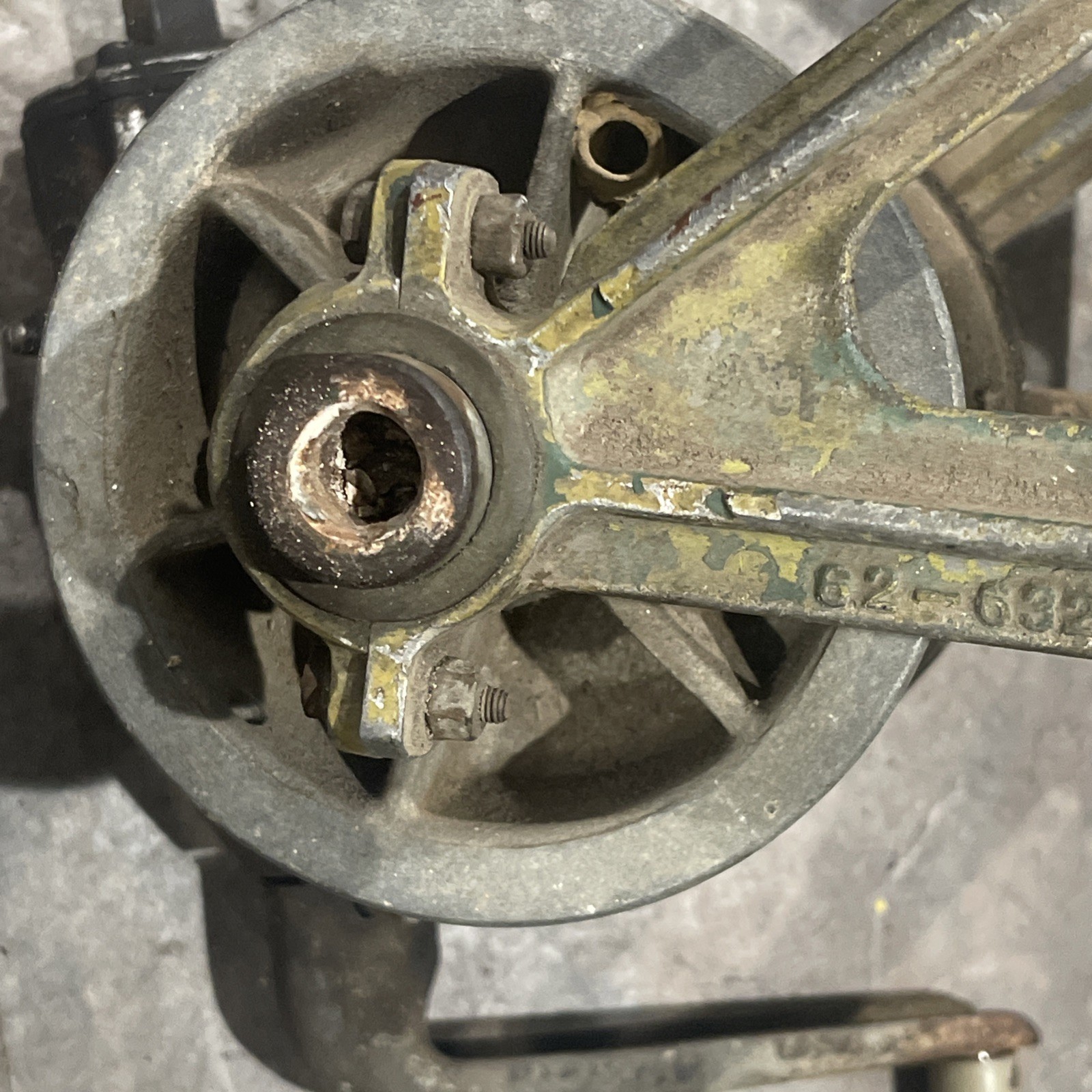 Vintage Atwood Hand Crank Aluminum Winch with Grease Cup-- Boat, Trailer, RV