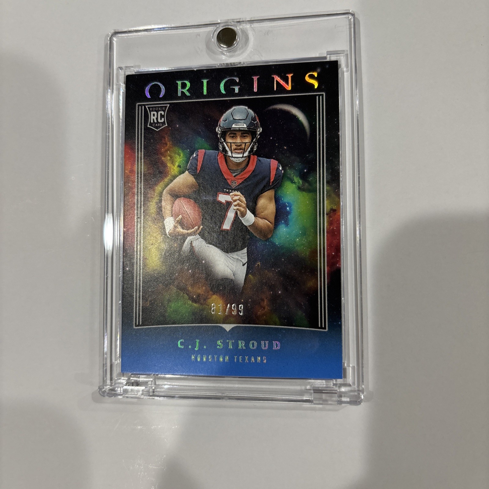 C.J. CJ Stroud 2023 Panini Origins Rookie Card RC #35 BLUE /99 Houston Texans