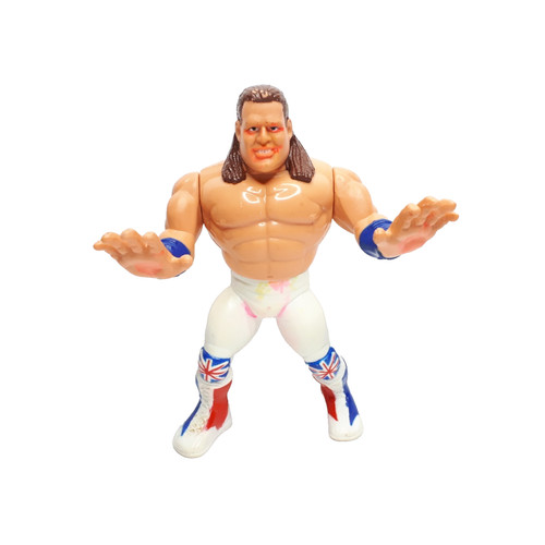 Vintage WWF The British Bulldog Davey Boy Smith 4....
