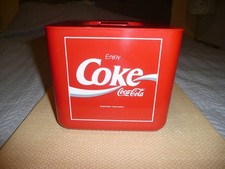 VINTAGE/COLLECTABLE -COCA COLA - RED - ICE BOX/BUCKET -MADE IN ENGLAND -MAN CAVE