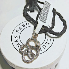 Thomas Sabo Kettenanhänger Schlange mit Seidenband ungetragen TS-OVP