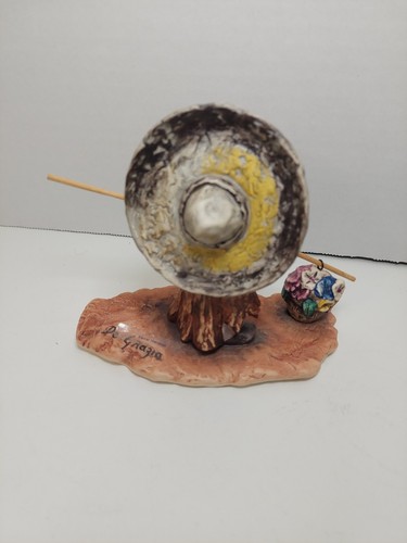 DeGrazia Figur BLUMENERNTE 1994 Vintage Goebel LESEN - Bild 3 von 10