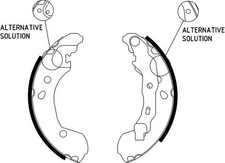 Mâchoire de frein Renault MODUS