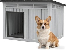 Outdoor Indoor Dog House for Small to Medium Dogs Waterproof Design Detachable