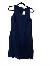Women's sz O J Crew blue cotton dress new with tags #603