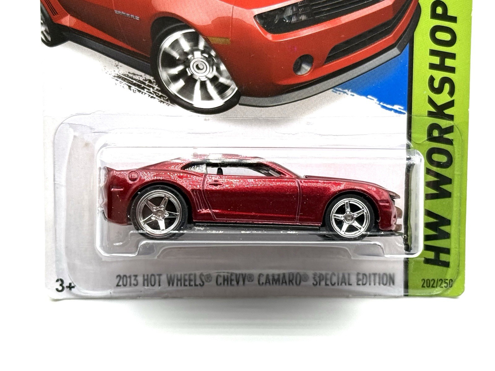 2013 Chevy Camaro Special Edition '14 Hot Wheels Car - Red, 202/250 (Not Treasure Hunt)