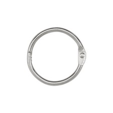 ACCO Loose Leaf Binder Rings, 1 Inch Capacity, Silver, 100 Rings / Box 72202 