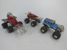 3 voitures Majorette Extranimals jouets vintage années 80