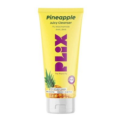 Plix Pineapple Foaming Face Wash 100ml Gentle Cleanser All Skin