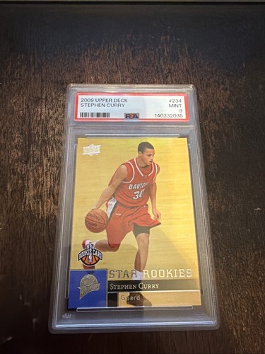 2009 UPPER DECK #234 STEPHEN CURRY ROOKIE RC PSA 9