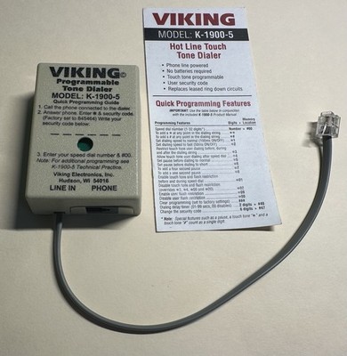 Viking Electronics K-1900-5 Touch Tone Dialer