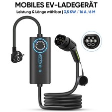 Typ 2 Ladekabel Schuko 3.5 kW 16A 6M EV Mobil...