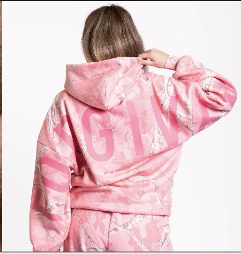 Glo Pink Camo Forgiven Hoodie Psalm 32:1 Christian Unisex Glo Pink Camo Forgiven Hoodie Psalm 32:1 Christian Unisex