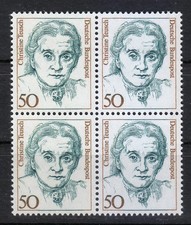 Germany 1986 Mi 1304 Sc 1480 MNH Christine Teusch Minister of education Block **