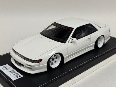 1/18 Ignition model  Nissan Silvia ( S13 ) Vertex White Custom Leather LAST ONE