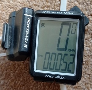 Bontrager Trip 4W Wireless Fahrradcomputer gebraucht, funktioniert.