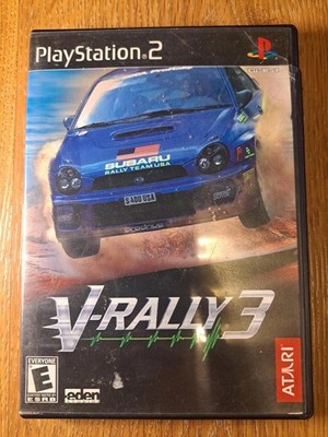 V-Rally 3 PS2 PlayStation 2 Video Game COMPLETE