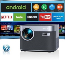Proiettore 22000 Lumen Videoproiettore Professionale FHD 4K Smart Android TV