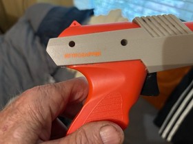 Lot Nintendo ZAPPER Light Gun AND CABLES---ONE CABLE IS FOR SUPER NINTENDO