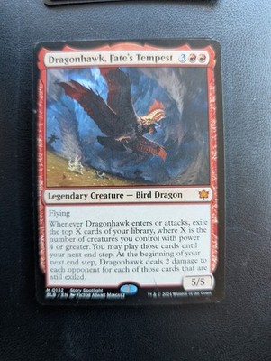 Dragonhawk Fate's Tempest Bloomburrow Regular Card