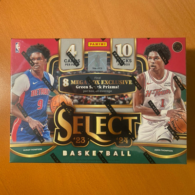 2023-24 PANINI SELECT BASKETBALL FACTORY SEALED 10 PACK MEGA BOX NBA