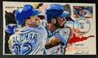 10-24-92 Alomar, Joe Carter  Blue Jays  #16/95 Wild Horse Cachet  Artist Signed — photo 1