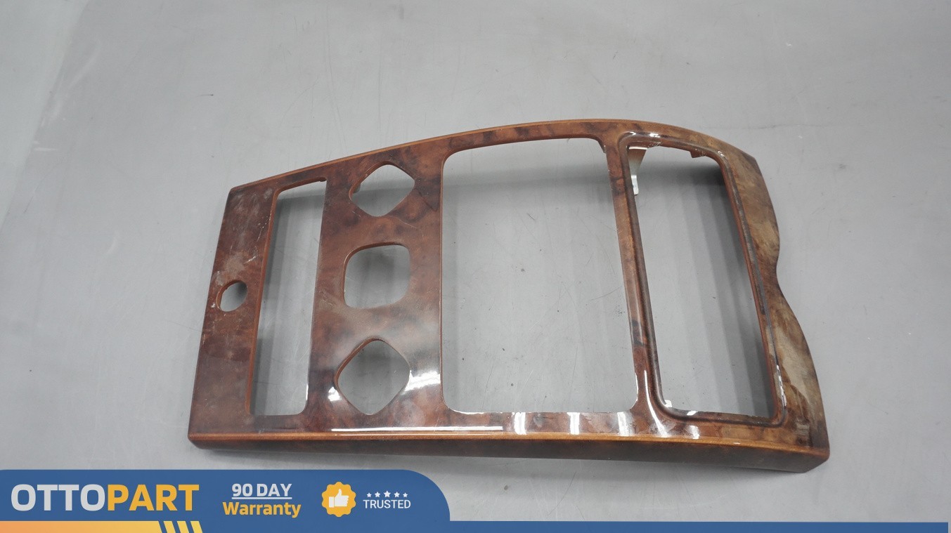 2004-2008 Maserati Quattroporte Dashboard Center Console Brown Wood Trim OEM