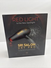SRI Salon Dry Pro Infrared Ionic Hair Dryer Professional Black w/Sealed Box