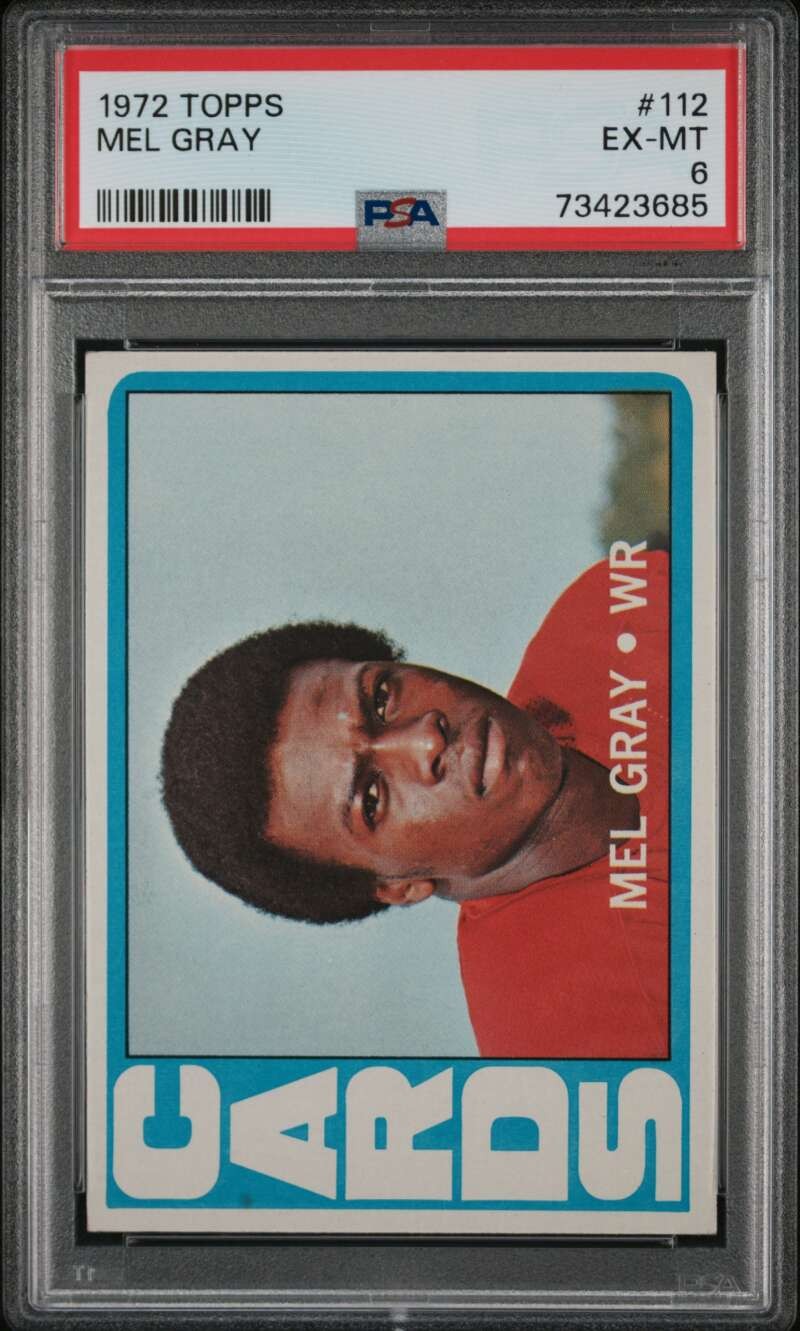 1972 Topps Mel Gray #112 Rookie PSA 6 St. Louis Cardinals DA1072