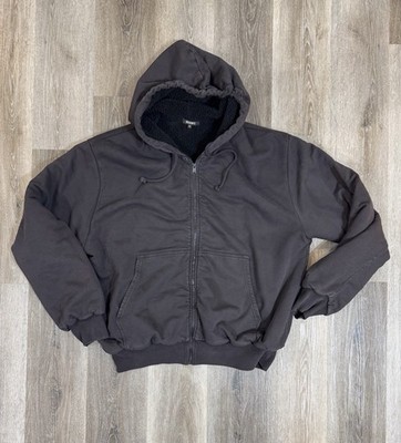 YEEZY SEASON 5 RARE SHERPA LINED HOODIE SIZE XL VERY RARE MADE IN