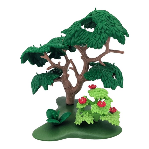 Playmobil suelo verde árbol planta medieval bosque granja