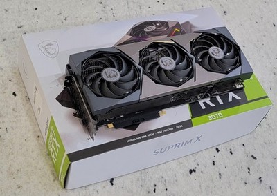 MSI GeForce RTX 3070 SUPRIM X 8GB GDDR6 Graphics Card