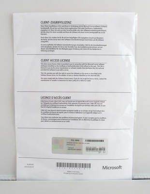 10 User / Benutzer CAL für Microsoft Windows Server 2022