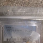 1996-S Lincoln Memorial Cent Proof — photo from another recent sale