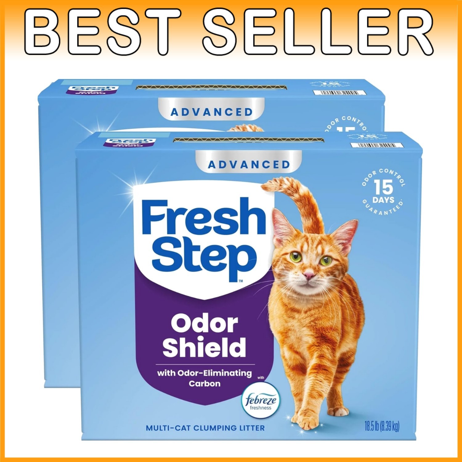 Febreze Multi Cat Clumping Litter, 15-Day Odor Control