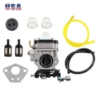 Carburetor For ThunderBay Y43Z08 43cc Auger Powerhead With Fuel Line Filter Kit