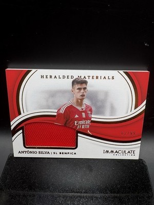 Antonio Silva SL Benfica 2023-24 Panini Immaculate Heralded Materials Relic /99